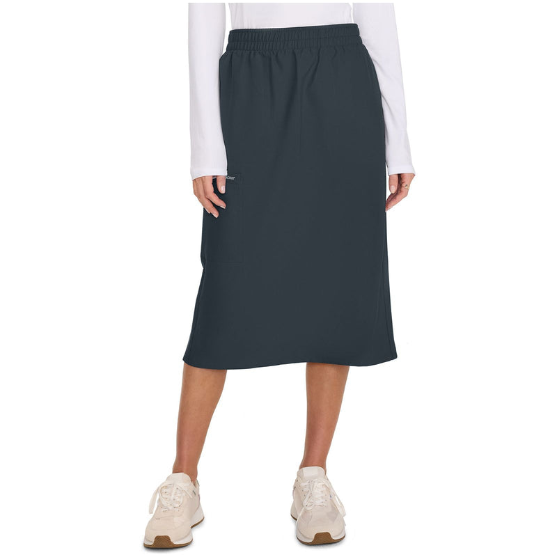 pewter - Women's Elastic Waist Skirt