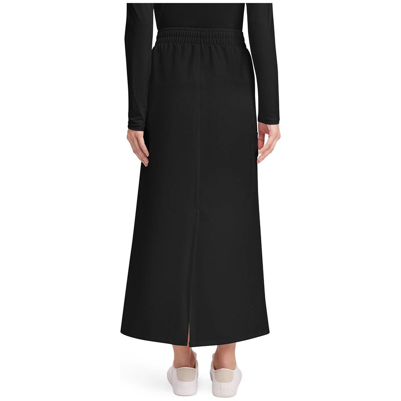 black - Women's 3-Pocket Elastic Waist Skirt