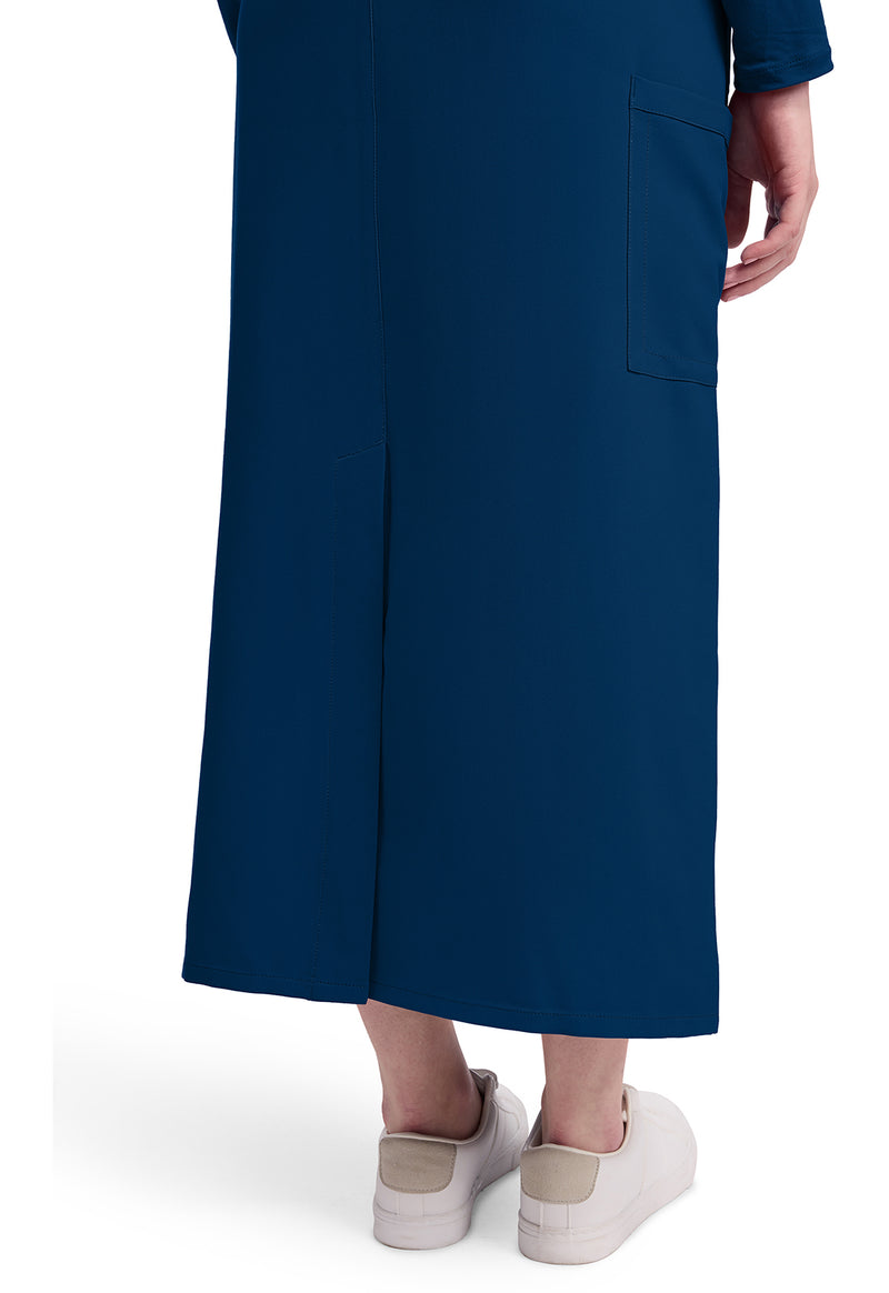 navy - Women's 3-Pocket Elastic Waist Skirt (View 4)