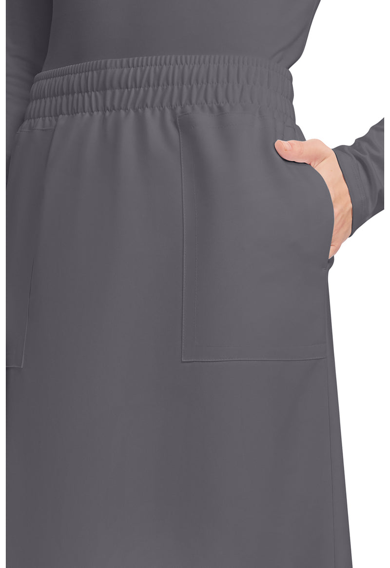 pewter - Women's 3-Pocket Elastic Waist Skirt (View 2)