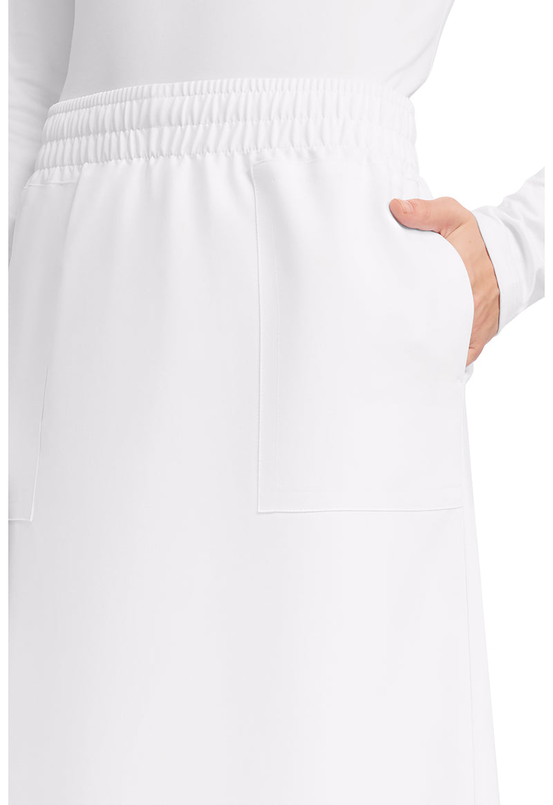 white - Women's 3-Pocket Elastic Waist Skirt (View 2)