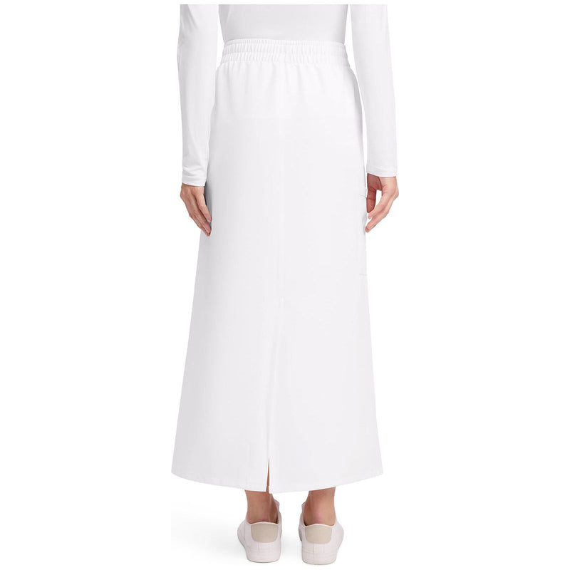 white - Women's 3-Pocket Elastic Waist Skirt