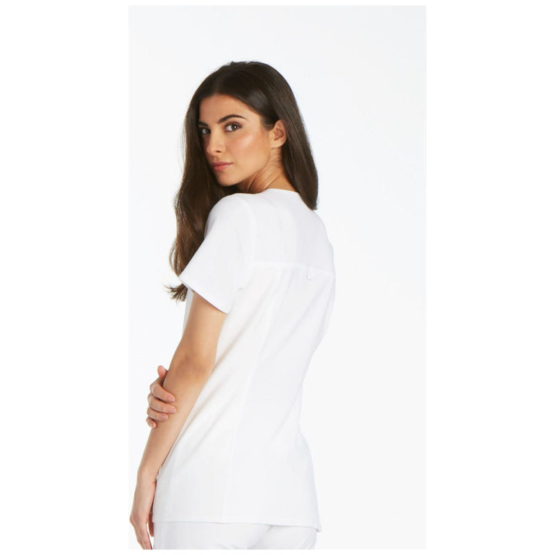 white - V-Neck Top