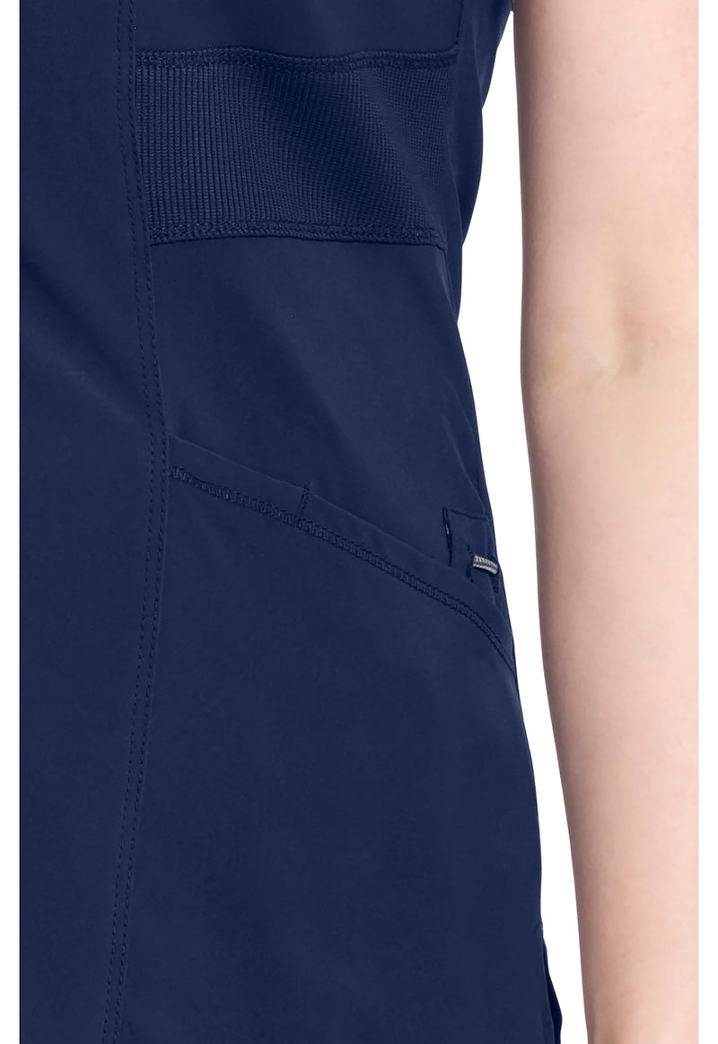 Navy - V-Neck Top (View 3)
