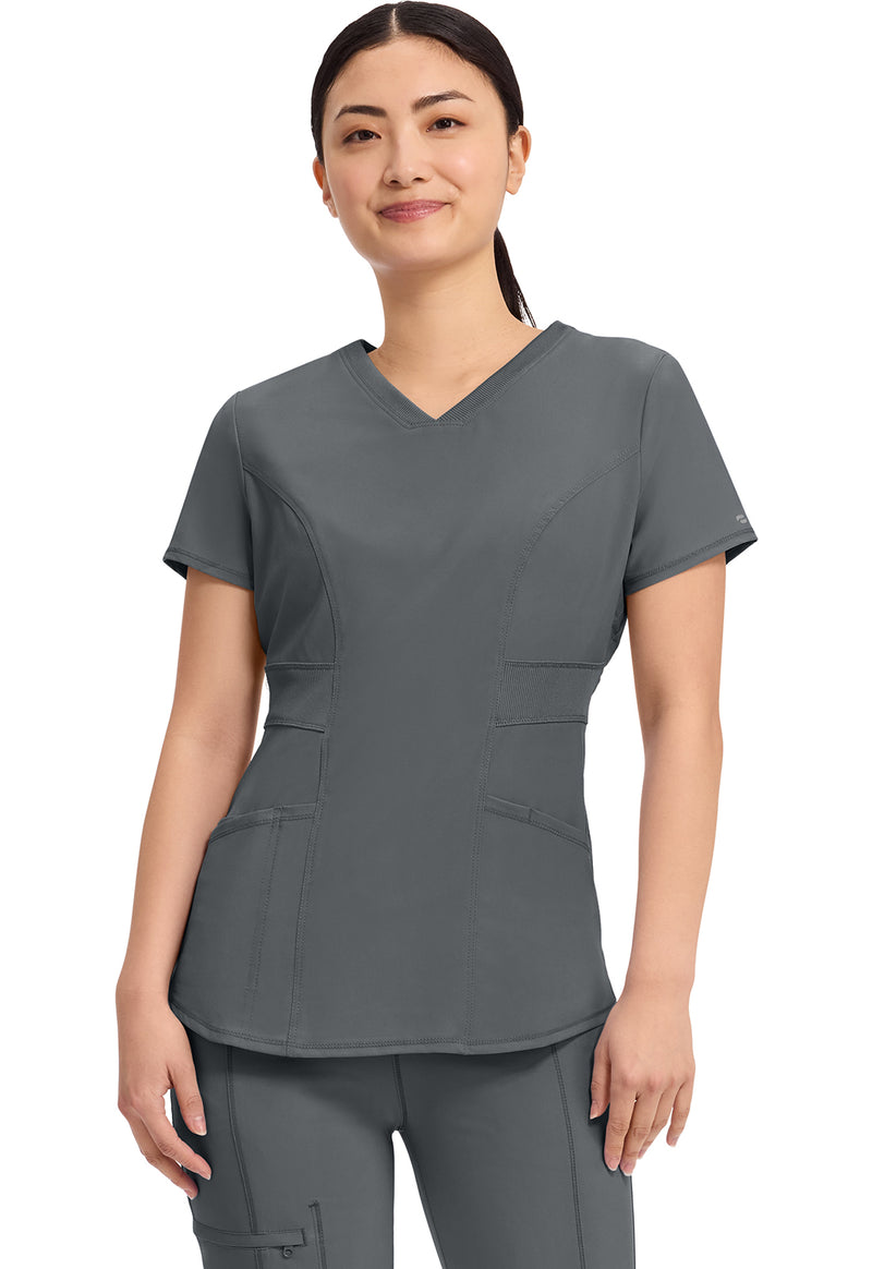 Pewter - V-Neck Top