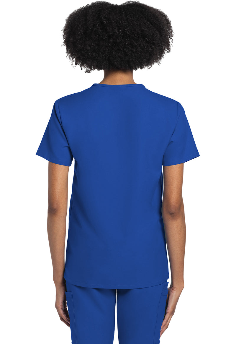 Royal - Cherokee WW Originals Ultra Unisex Scrub Top - Back View