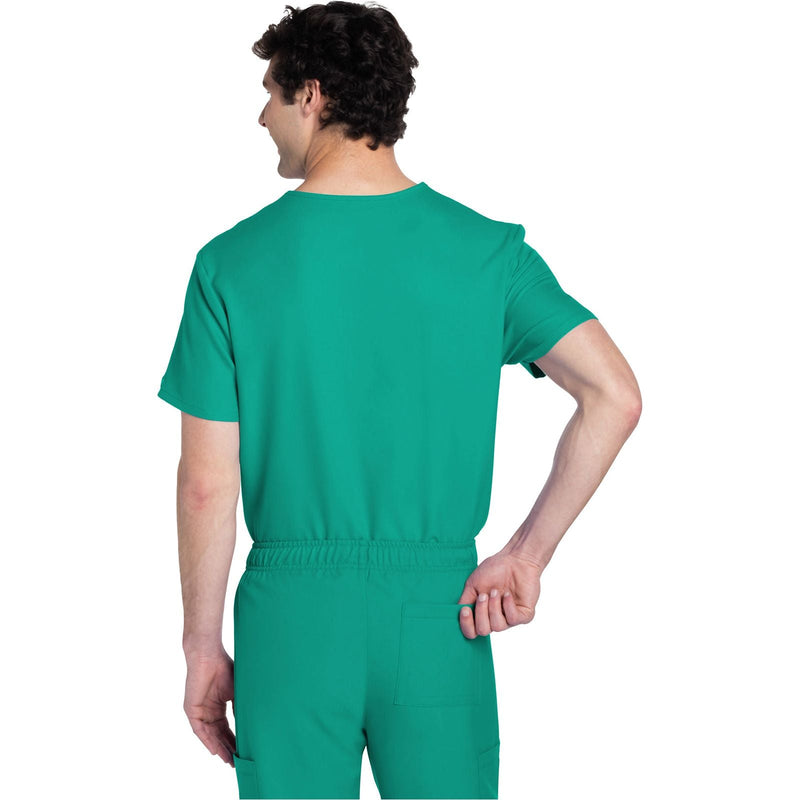 teal blue - Unisex V-Neck Top