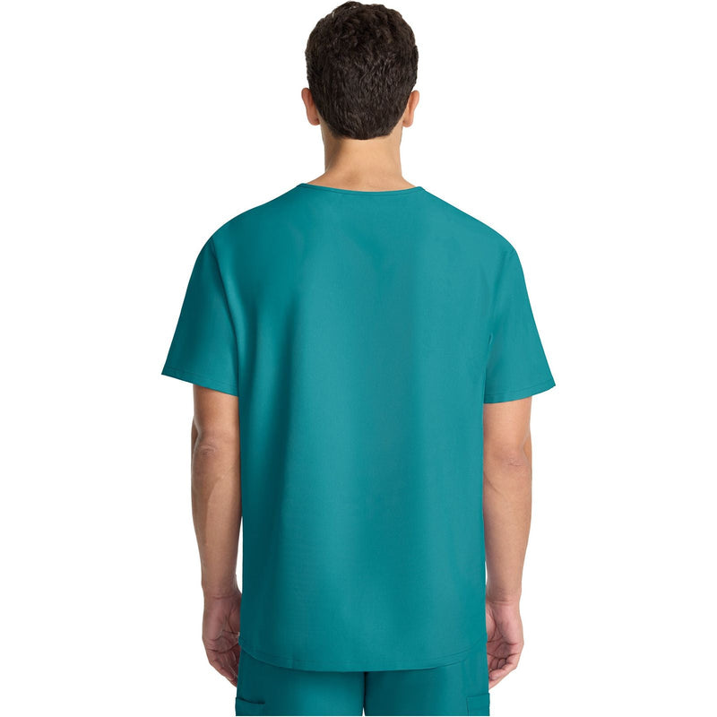 teal blue - Men's Tuck-in V-Neck Top