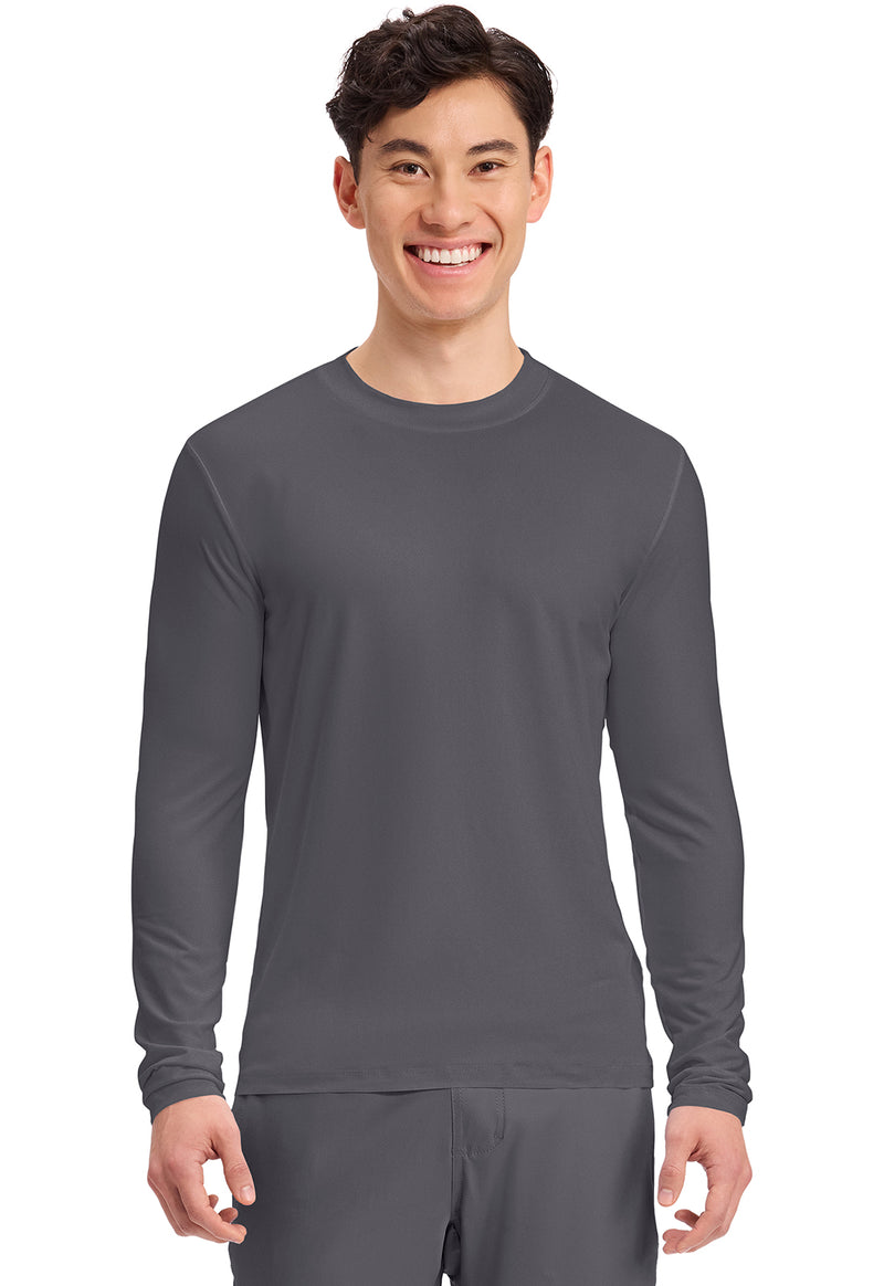 Pewter - Men's Long Sleeve Underscrub Knit Tee