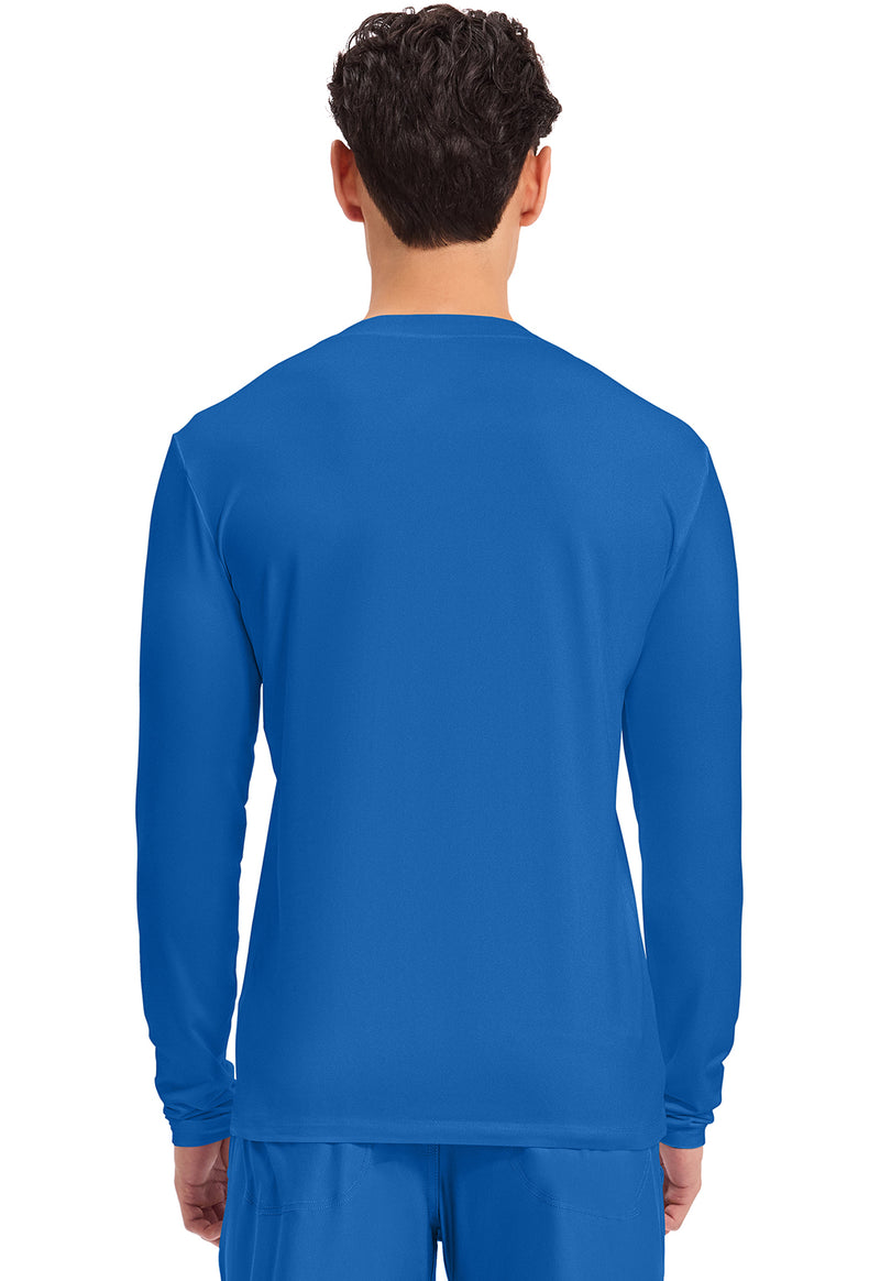 Royal - Men's Long Sleeve Underscrub Knit Tee (Back)