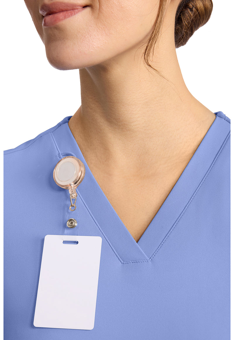 Ciel - Women's 2-Pocket V-Neck Scrub Top (View 2)