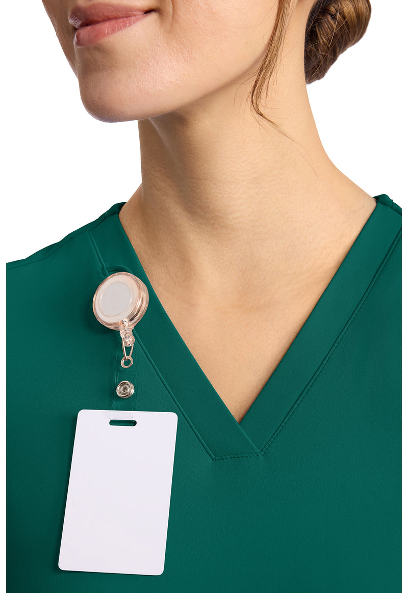 HUNTER - Women's 2-Pocket V-Neck Scrub Top (View 2)
