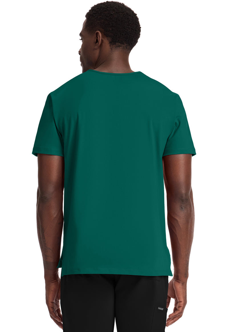 HUNTER - Cherokee Achieve Men Scrub Top - Back View