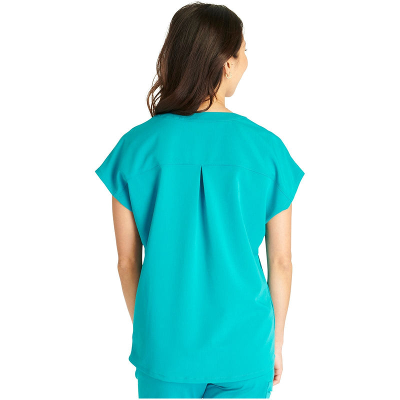 teal blue - V-Neck Top