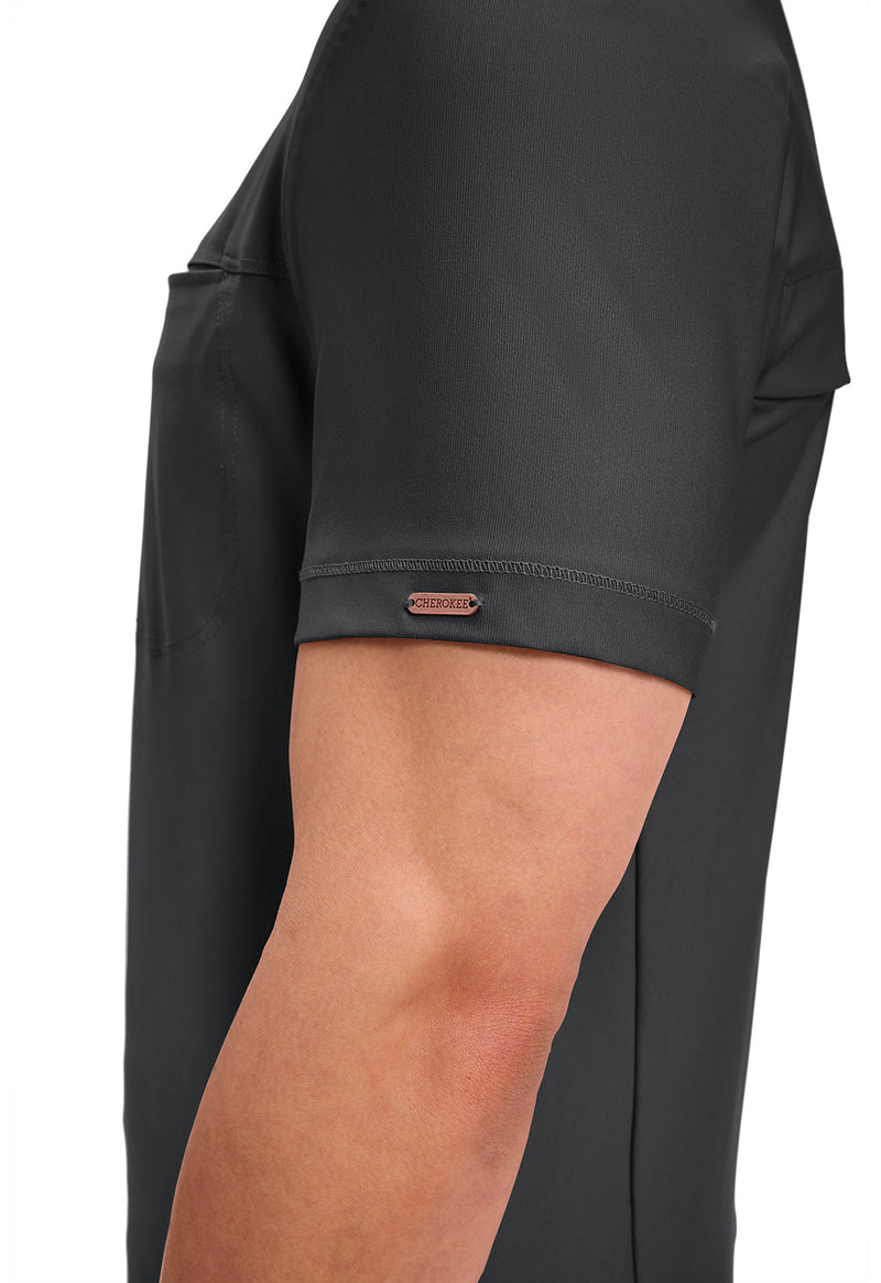 Black - Men's Tuckable V-Neck Top (View 3)
