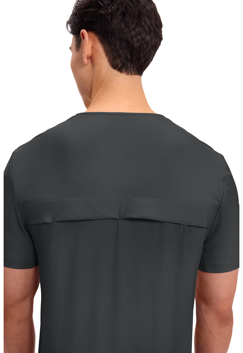 Black - Men's Tuckable V-Neck Top (View 4)