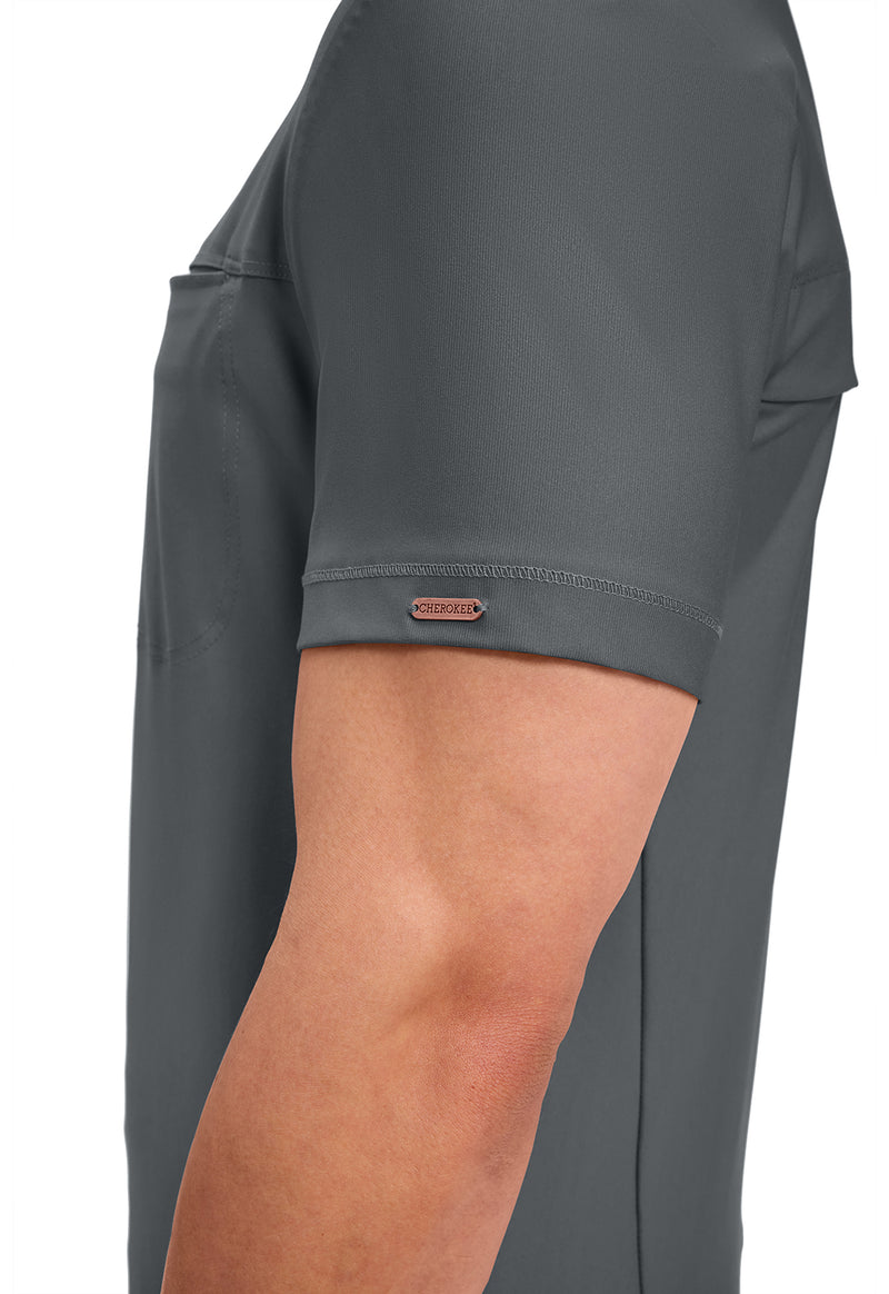 Pewter - Men's Tuckable V-Neck Top (View 3)