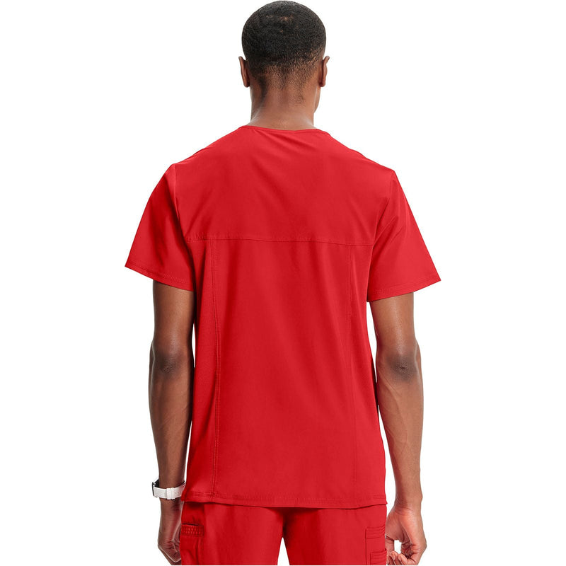 red - Men's V-Neck Top