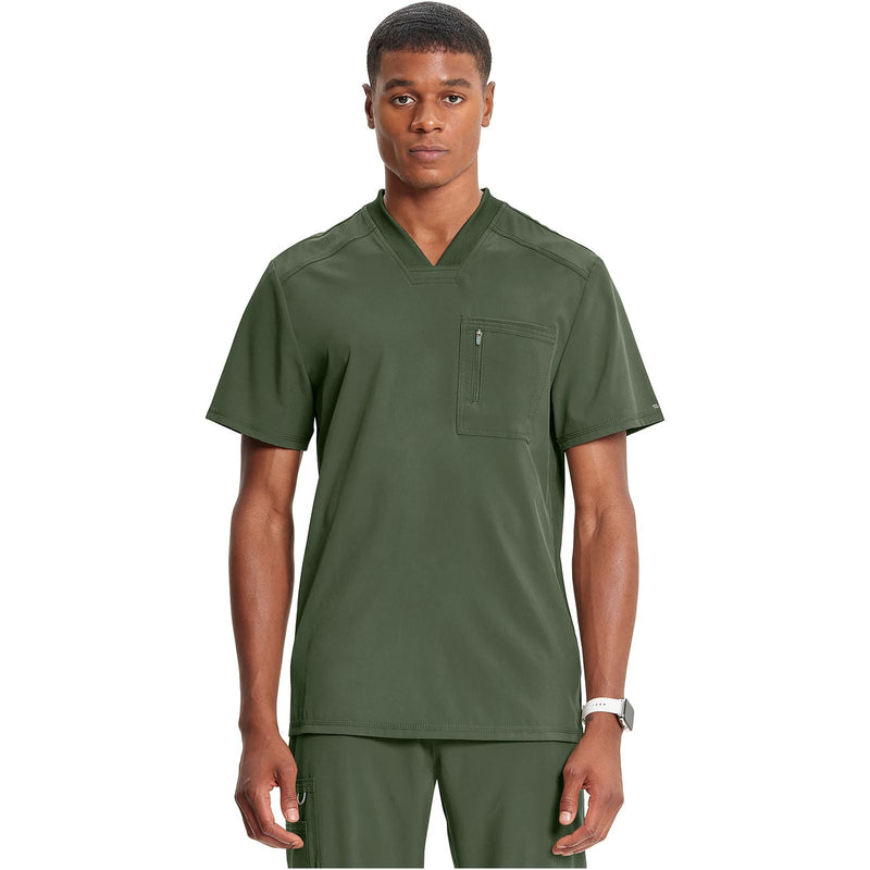 olive - Men's Tuckable V-Neck Top