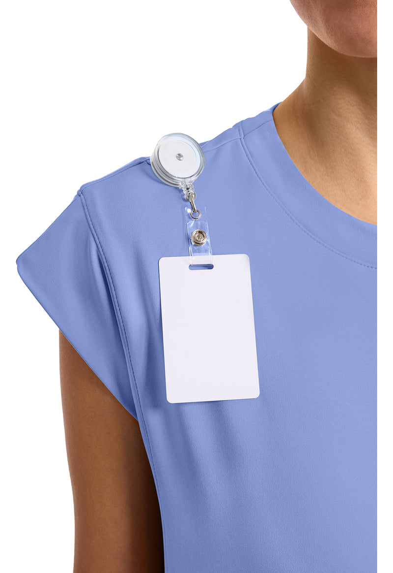 Ciel - Women's 1-Pocket Crew Neck Scrub Top (View 2)