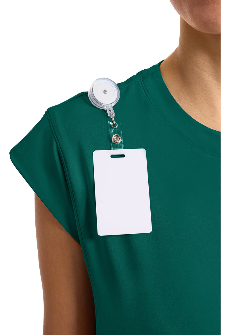HUNTER - Women's 1-Pocket Crew Neck Scrub Top (View 2)