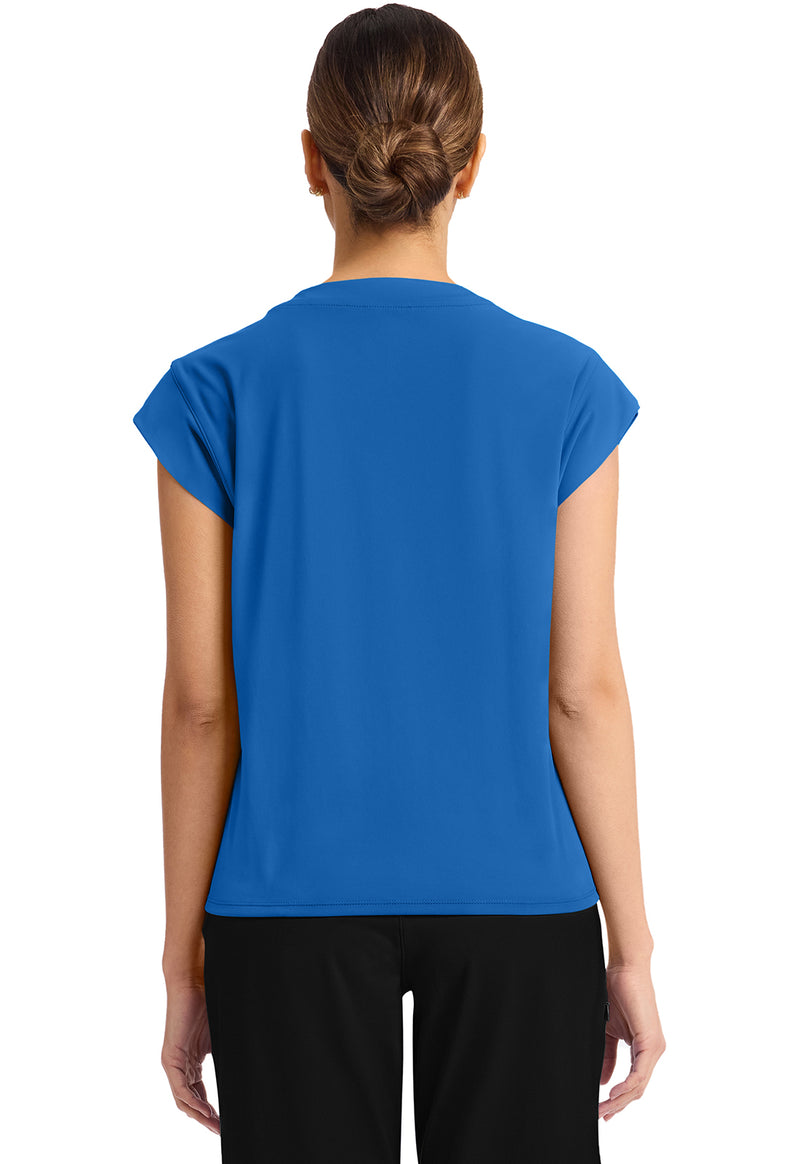 Royal - Cherokee Achieve Women Scrub Top - Back View