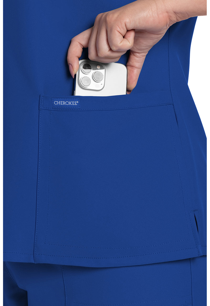 Royal - Women's V-Neck Scrub Top (View 3)