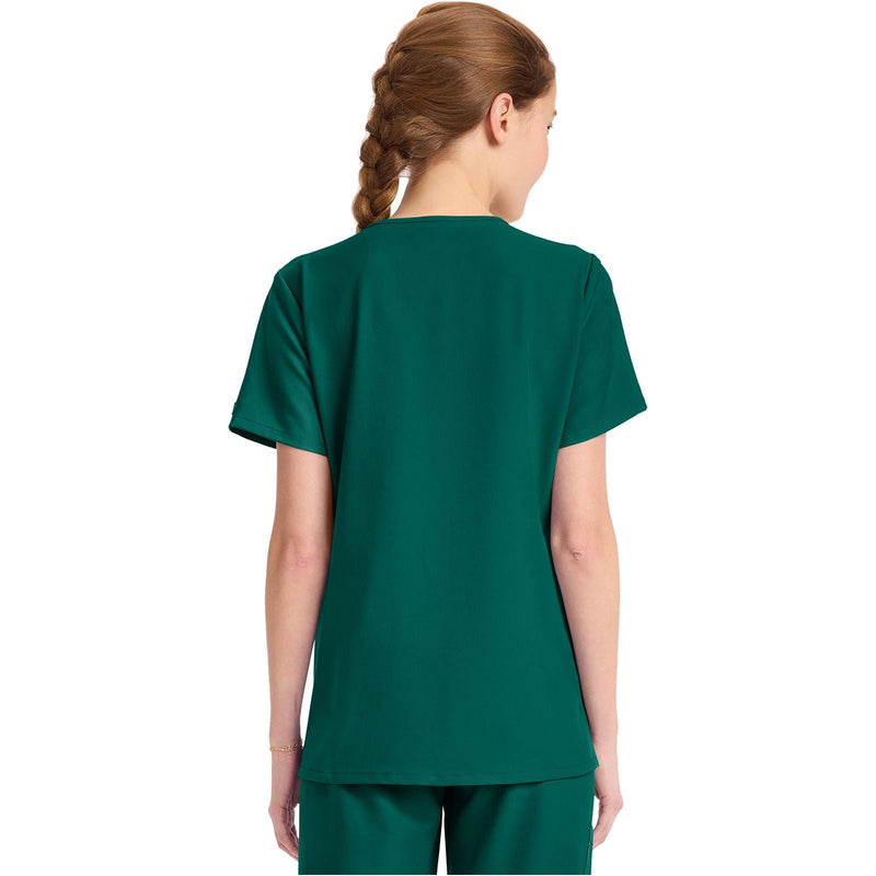 hunter green - Women's Tuck-in V-Neck Top