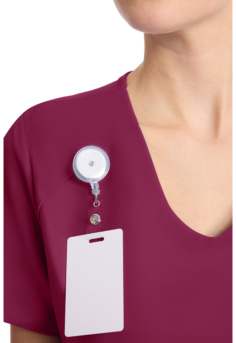 wine - Women's Tuck-in V-Neck Top (View 2)