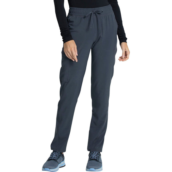 Mid Rise Drawstring Tapered Leg Pant