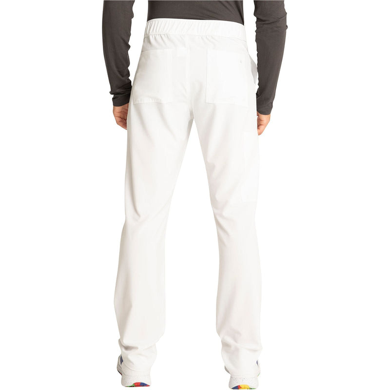white - Men's Fly Front Cargo Pant