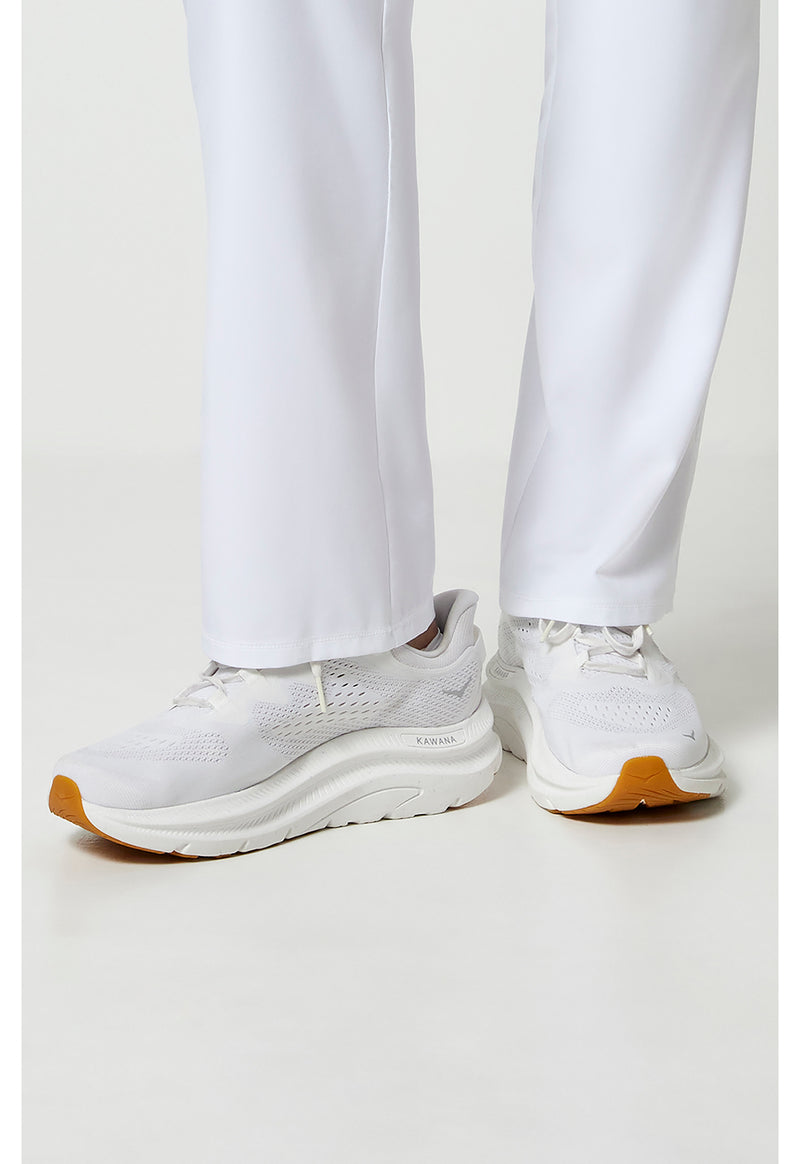 White - Men's Fly Front Cargo Scrub Pants (View 4)