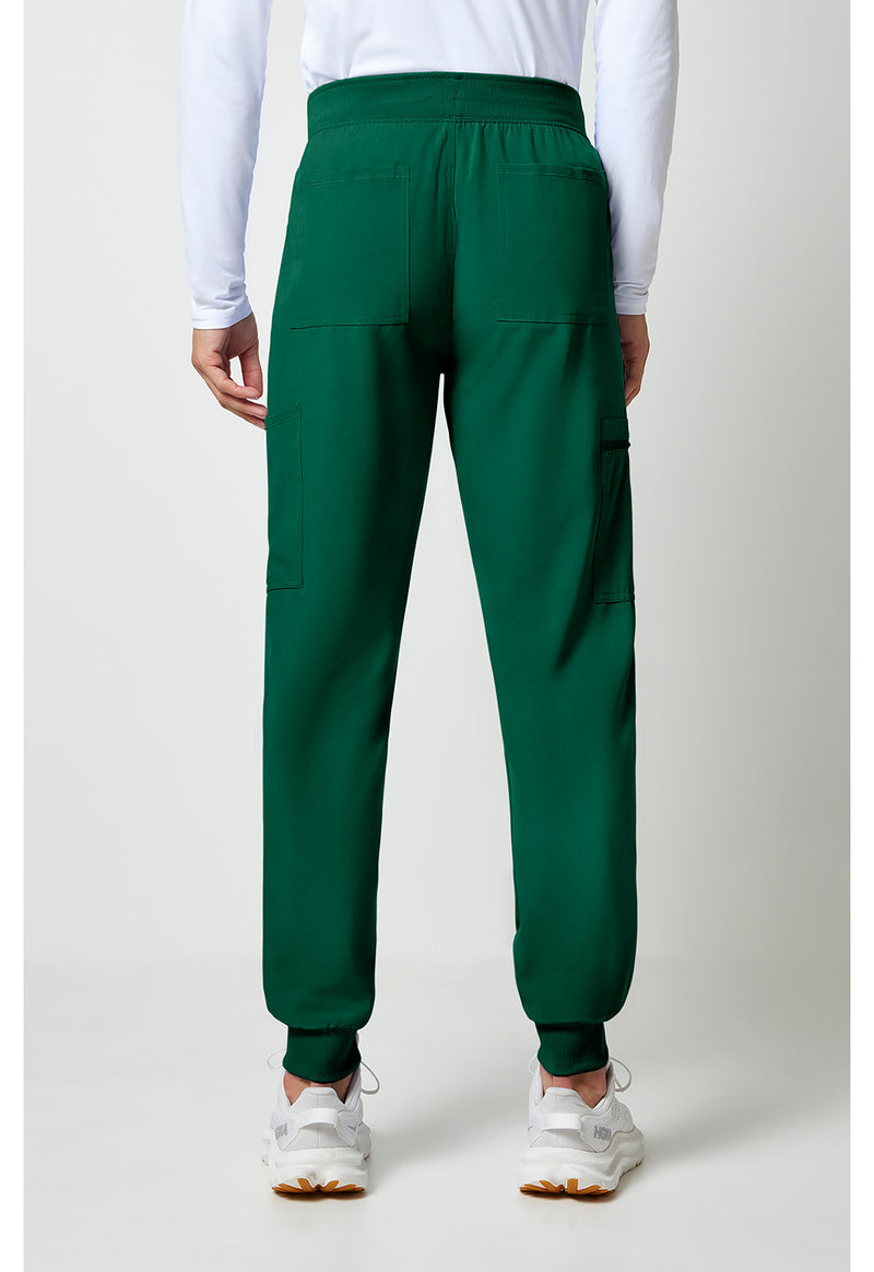 Hunter Green - Cherokee Allura Men Scrub Pants - Back View
