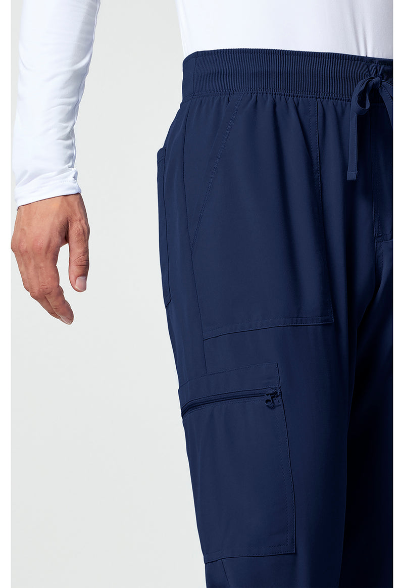 Navy - Men's Mid Rise Jogger (View 3)
