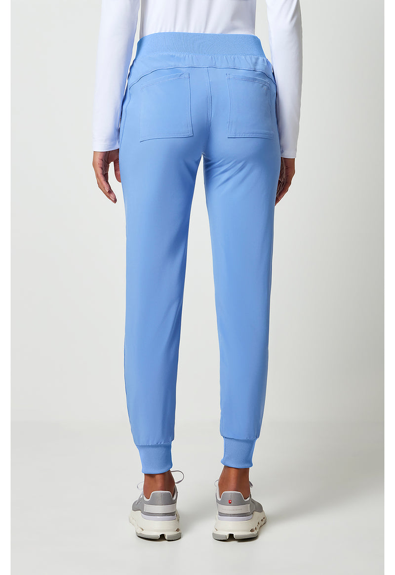 Ciel Blue - Cherokee Allura Women Scrub Pants - Back View
