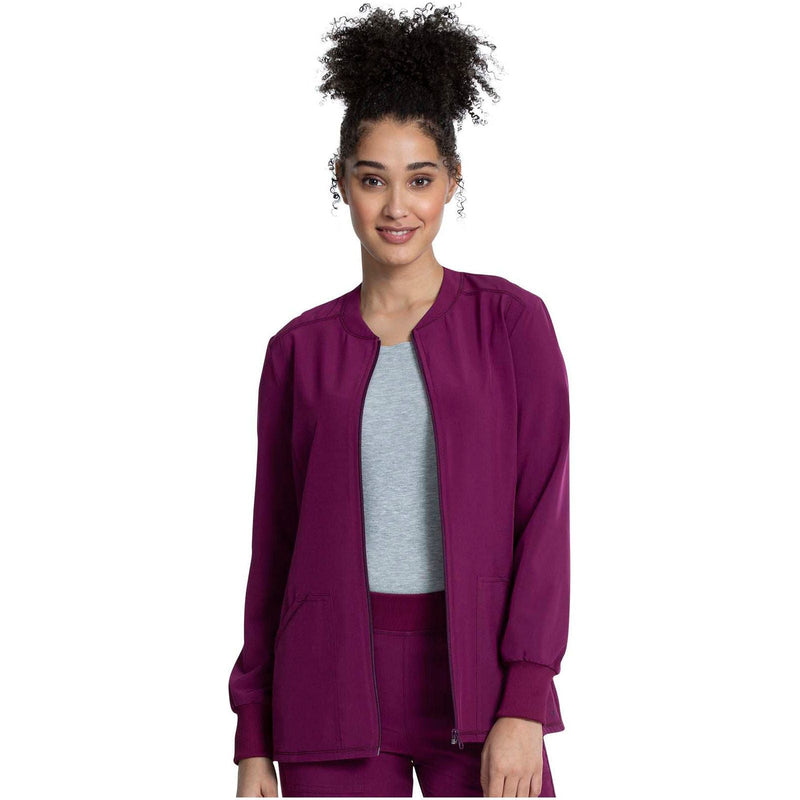 wine - Zip Front Jacket