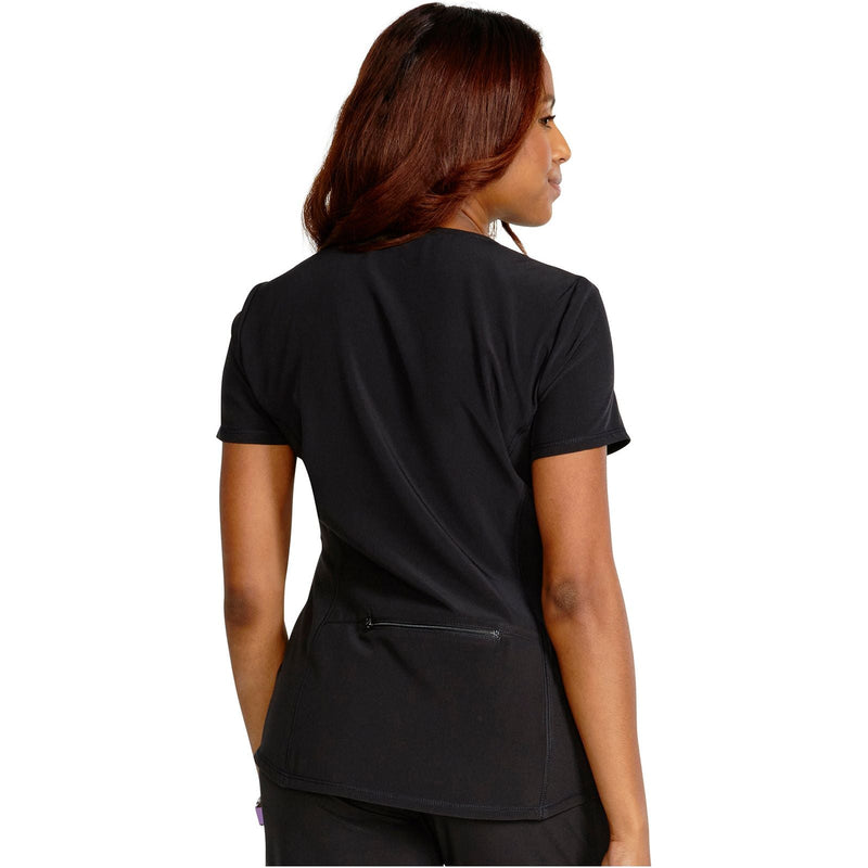 black - Round Neck Top