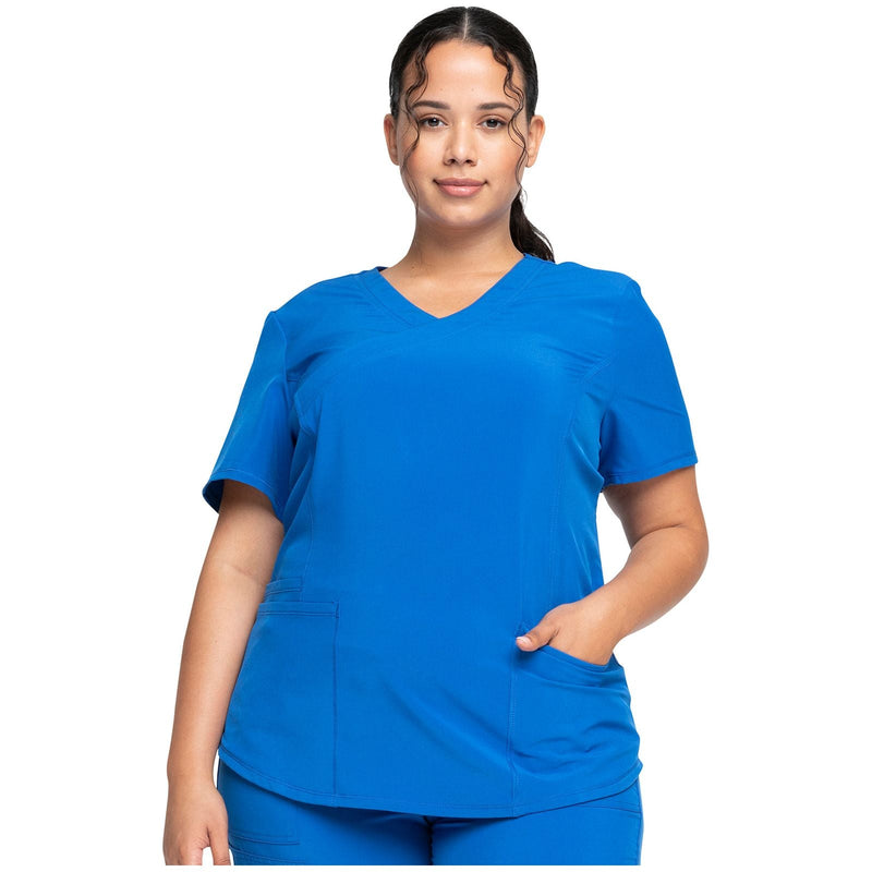 royal - Mock Wrap Top