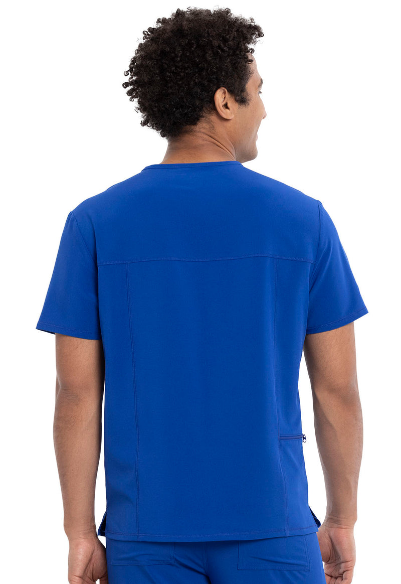 Galaxy Blue - Men's Tuckable V-Neck Top (Back)