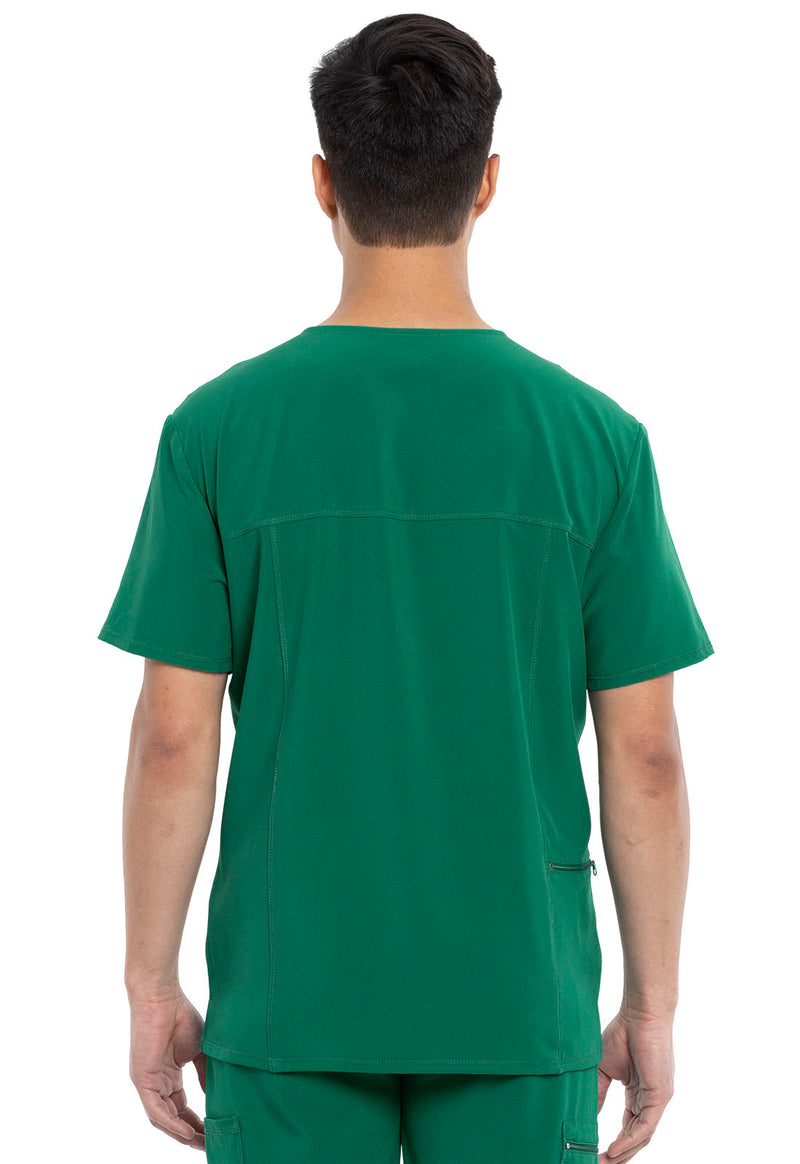 Hunter Green - Men's Tuckable V-Neck Top (Back)