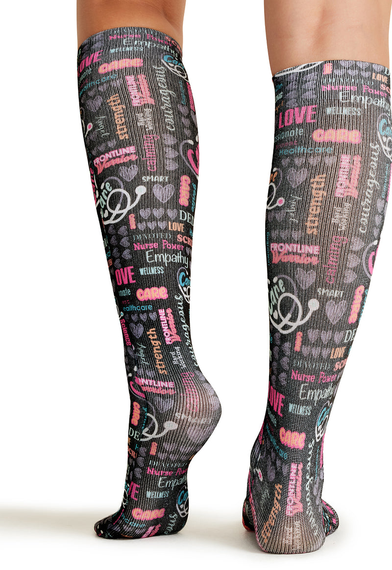 Nurse Power - Knee High 8-15 mmHg Compression Sock (Back)