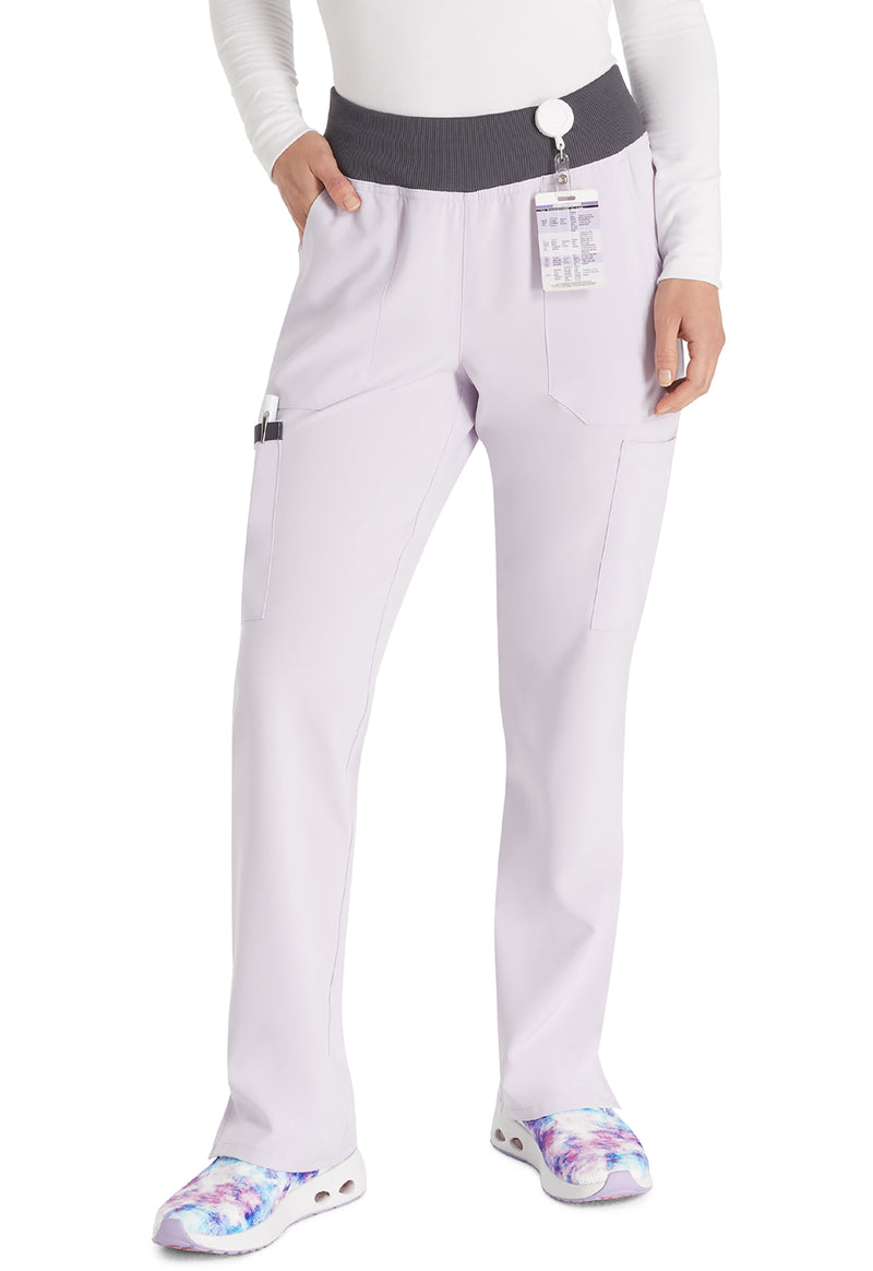Chilled Lilac - Dickies EDS Essentials Women Scrub Pants - Front View