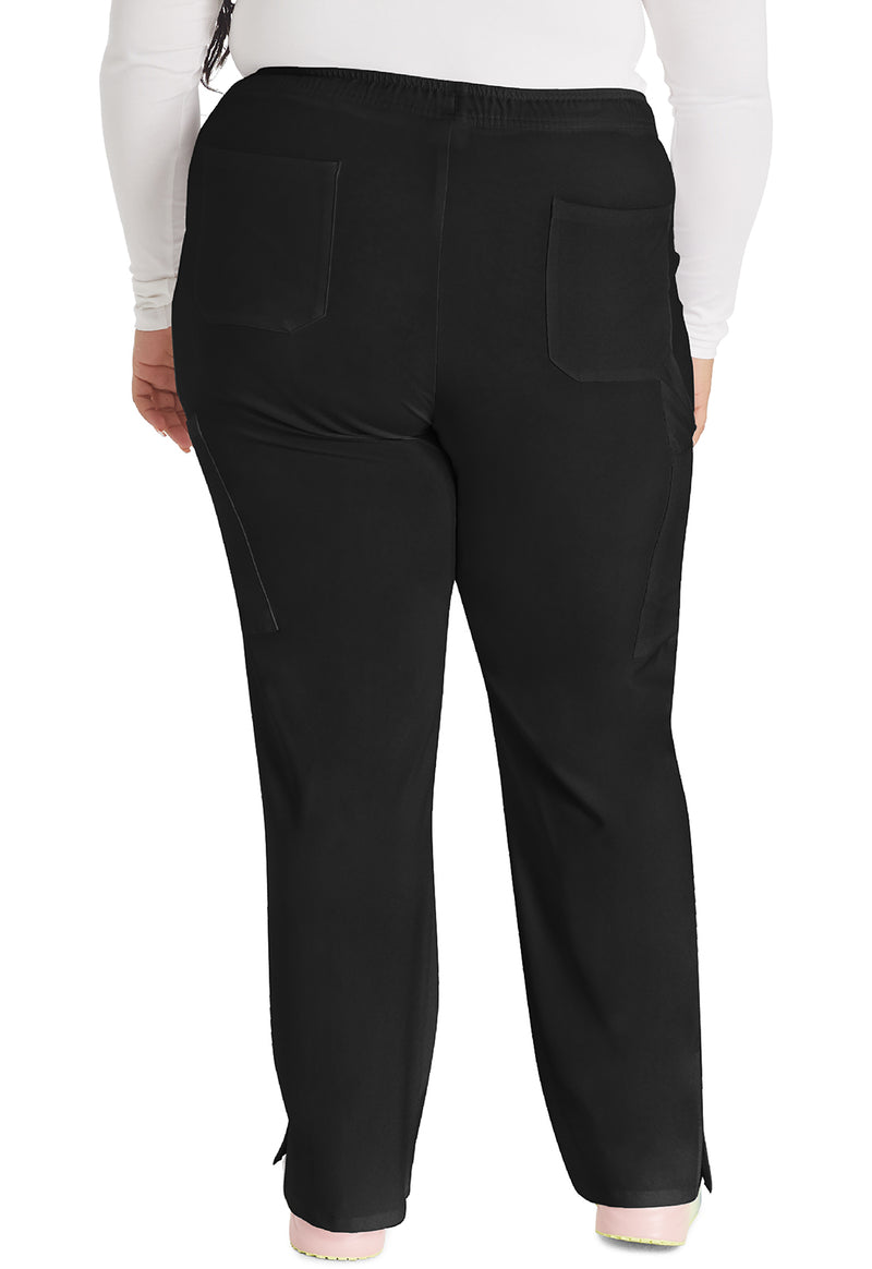 Black - Dickies EDS Essentials Women Scrub Pants - Back View
