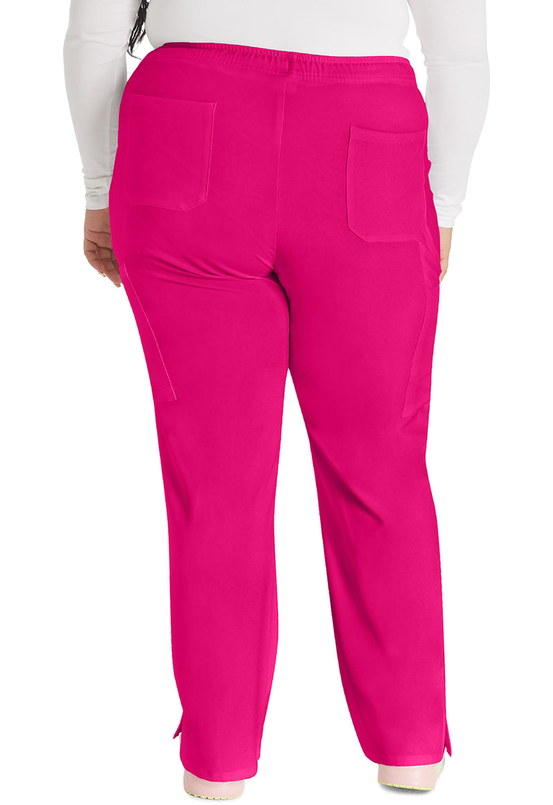 Hot Pink - Dickies EDS Essentials Women Scrub Pants - Back View