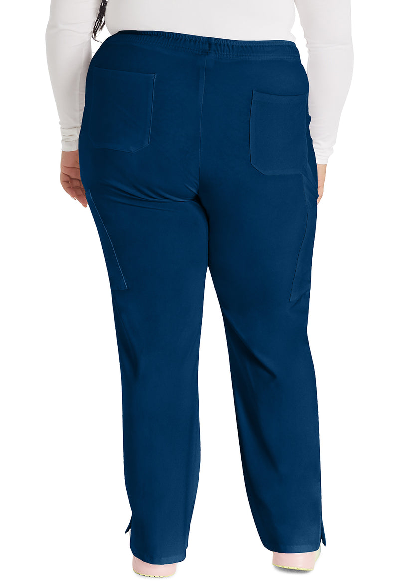 Navy - Dickies EDS Essentials Women Scrub Pants - Back View