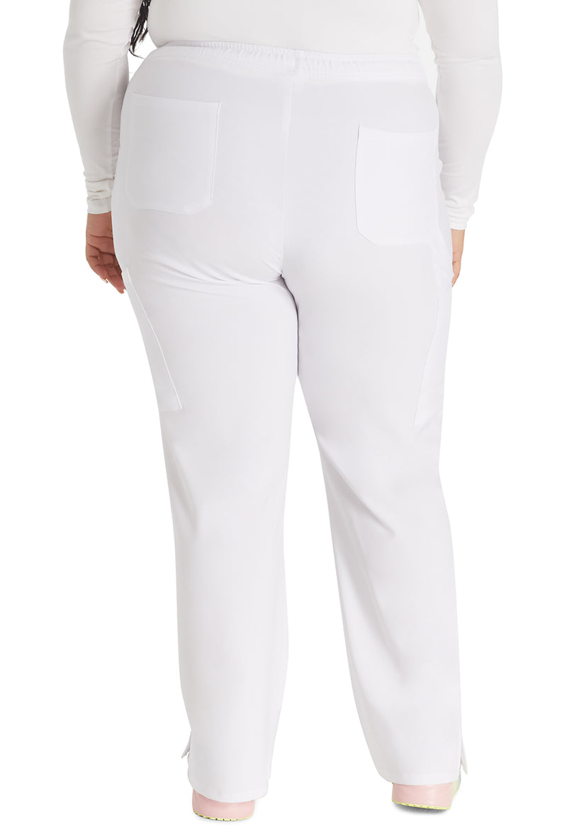 White - Dickies EDS Essentials Women Scrub Pants - Back View