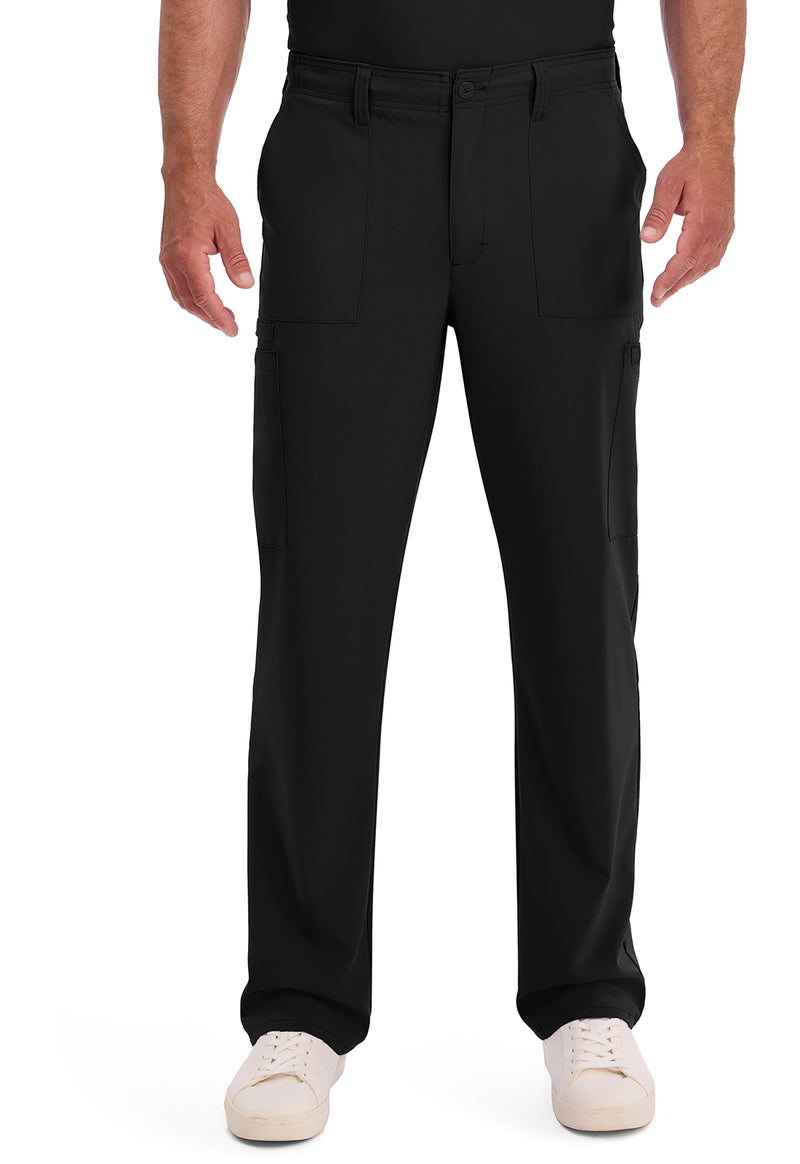 Black - Dickies EDS Essentials Men Scrub Pants - Front View
