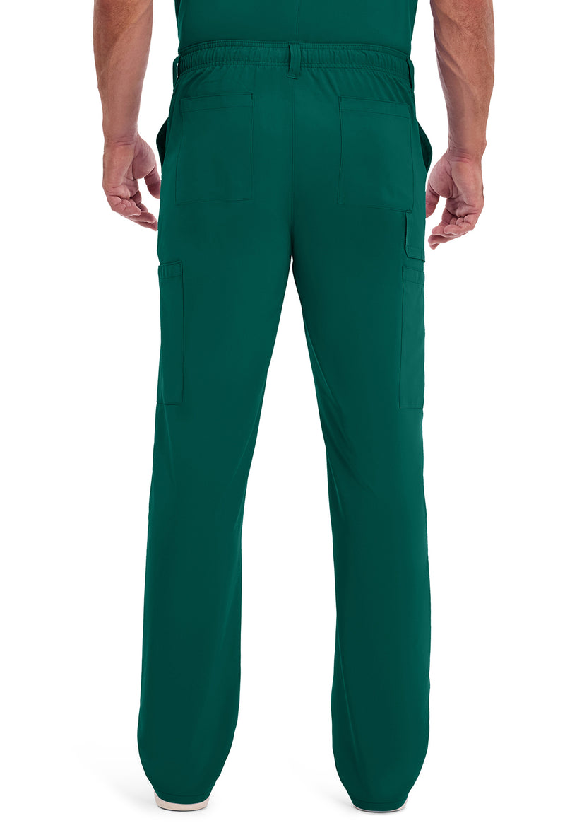 Hunter Green - Dickies EDS Essentials Men Scrub Pants - Back View