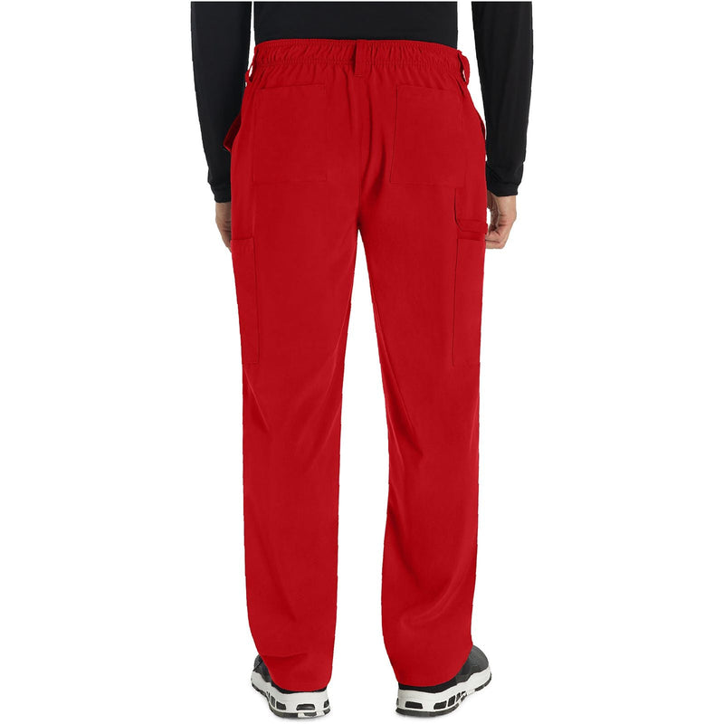 red - Men's Natural Rise Drawstring Pant