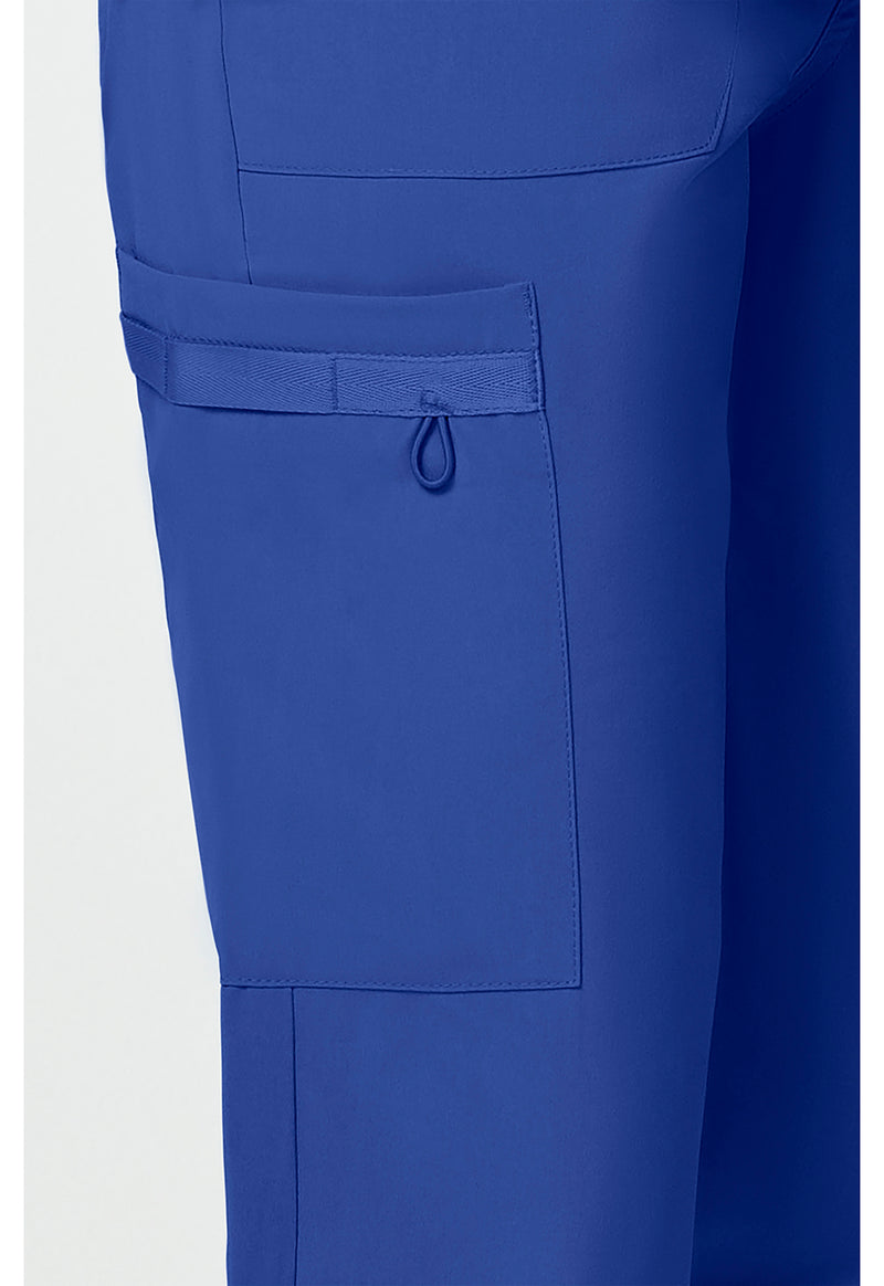 Galaxy Blue - Unisex Natural Rise Tapered Leg Scrub Pants (View 3)